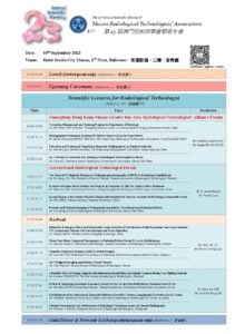 The 23rd Annual Scientific Meeting of Macao Radiological Technologists’ Association
