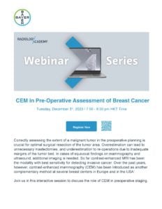 CEM in Pre-Operative Assessment of Breast Cancer